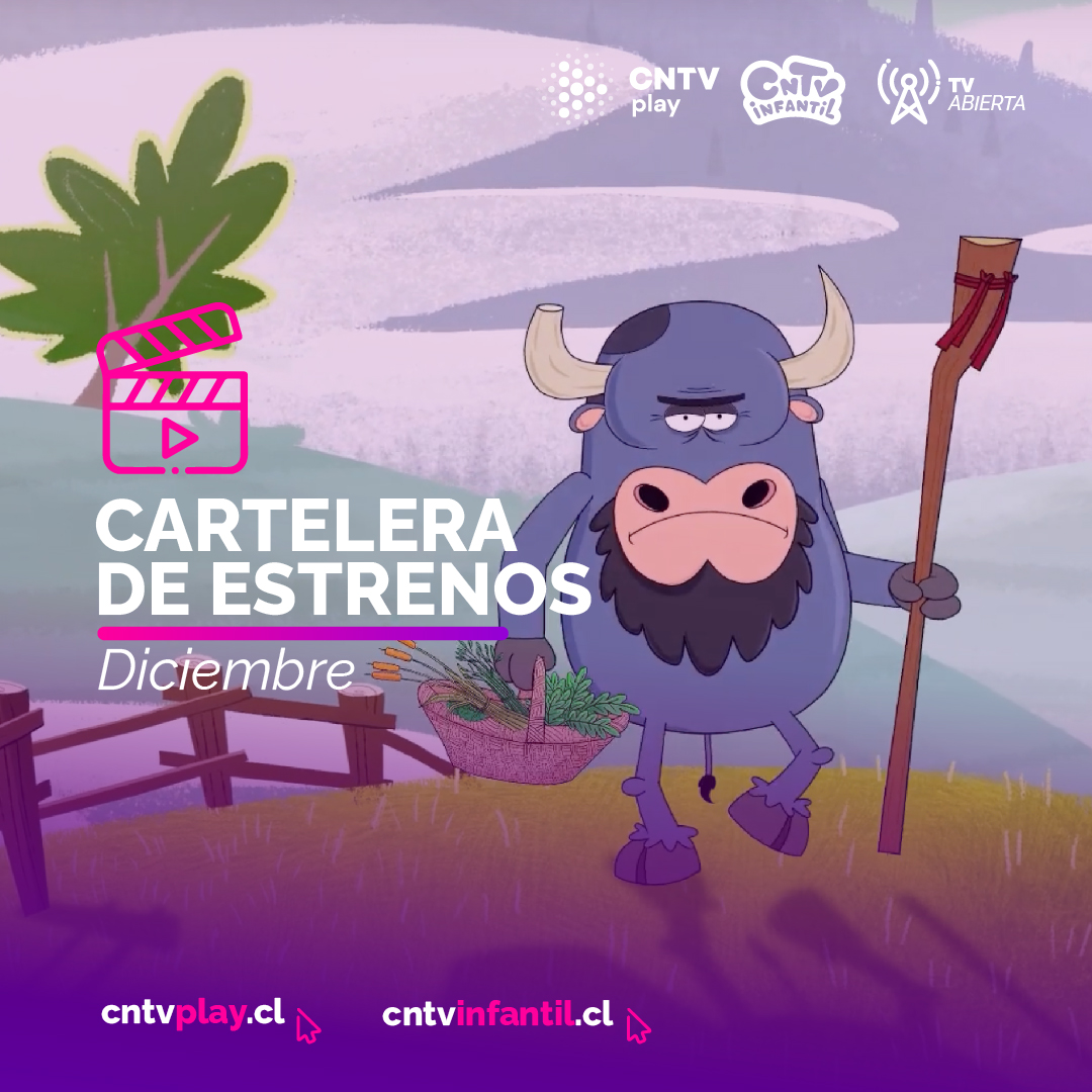 CNTV anuncia cartelera de estrenos de diciembre 2022