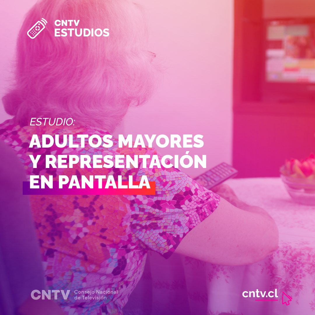 Estudio CNTV: Un 72% de los adultos mayores considera que la TV les entrega poco espacio en la pantalla
