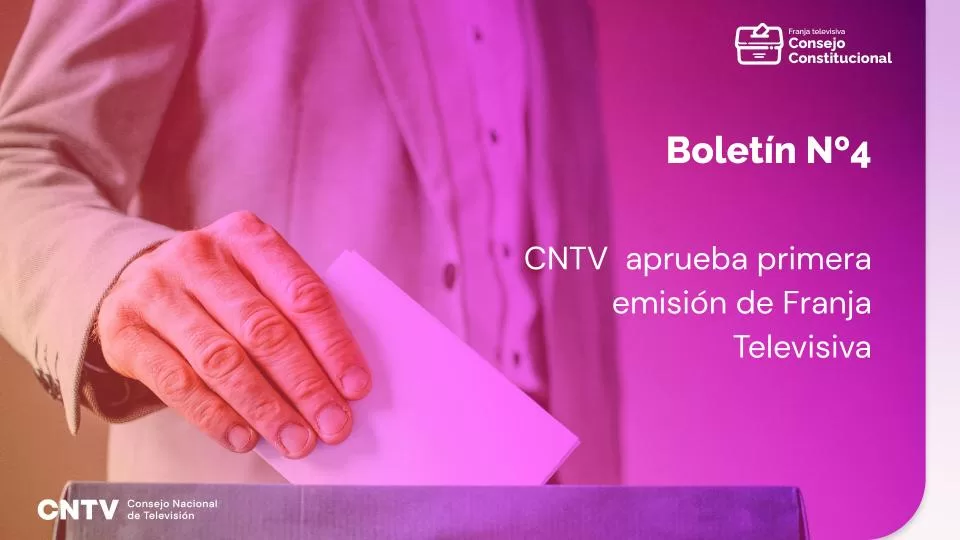 Cuarto boletín de franja: CNTV aprueba primera emisión de Franja Televisiva